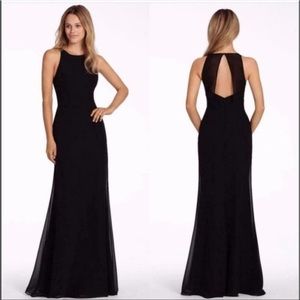 Hailey Paige Occasions Black Bridesmaids Dress - Size 4